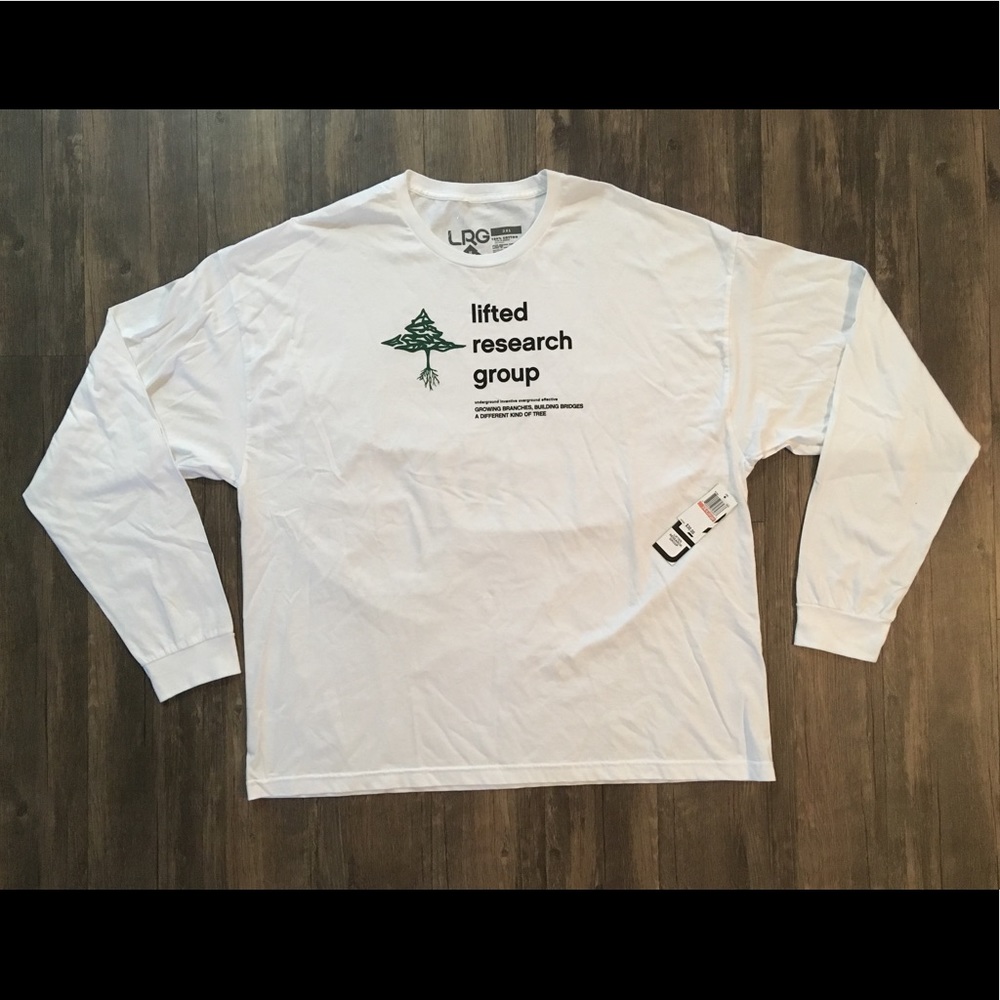 LRG Long Sleeve White Shirt